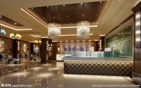 售楼部大堂效果图