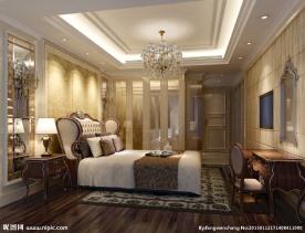奢华卧室效果图