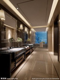 洗手间过道效果图