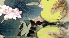写意中国风 荷塘月影