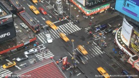 异国十字路口延时