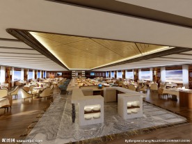酒店餐厅效果图
