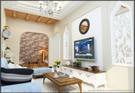 东南亚风格田园风格客厅