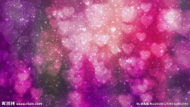 浪漫心型闪光背景七彩LED视频