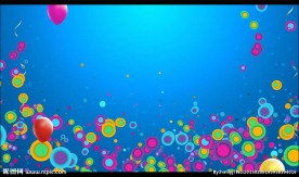 气球与圈圈点点的聚会