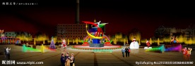 春节灯展 元宵节灯展 节日亮化