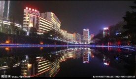 河岸夜景 高清