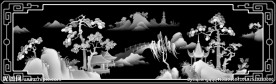 精品山水灰度图