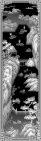 精品山水灰度图