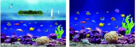 鱼缸背景图