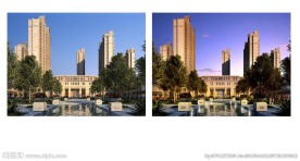 住宅小区景观模型