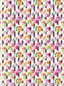 条纹花卉手绘清新花卉 ps分层