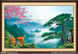 迎客松 黄山风景