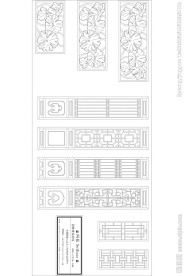 古建筑门窗及花园围墙设计