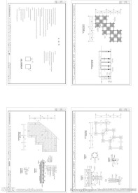 木质花架施工图纸