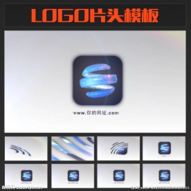线条融合LOGO模板