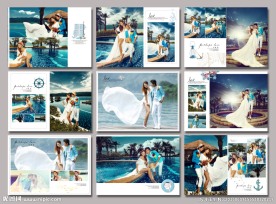 婚纱摄影 婚纱照模板 相册模板