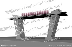 厂区基地工业园区大门造形设计