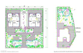 别墅户型建筑CAD图纸