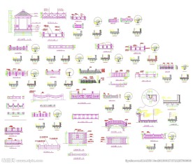 亭子建筑CAD图纸