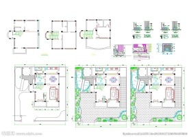 CAD地产户型建筑设计