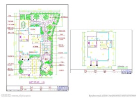 别墅后花院平面设计