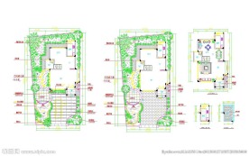 别墅后花园设计图纸