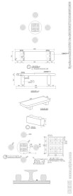 石凳建筑CAD施工图纸