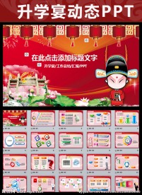 升学宴谢师宴状元宴ppt动态模