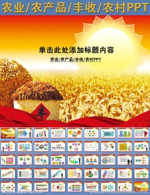 农业农产品丰收农村PPT