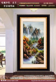 招财玄关风水画