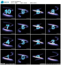 创意酒吧夜店开场倒计时视频