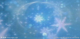 浪漫雪花背景