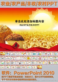 农业农产品丰收农村PPT