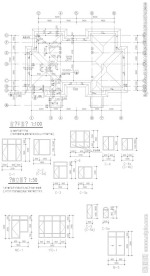 别墅屋顶平面图