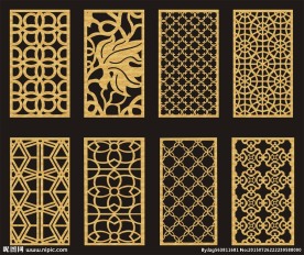 镂空雕花