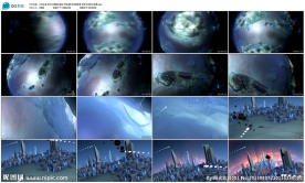 梦幻大器晚会婚礼开场LED背景