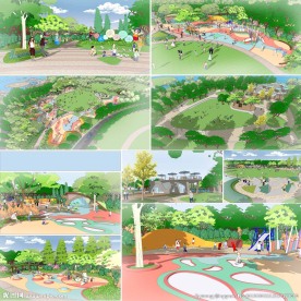 欢乐艺术天地设计（SU模型）