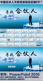 合伙人天使投资项目定制PPT