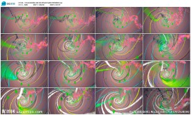 抽象线条酒吧vj素材led背景