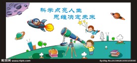 科学发现室文化墙