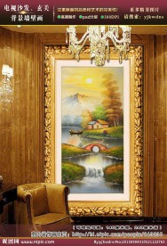 漂亮的乡村水景