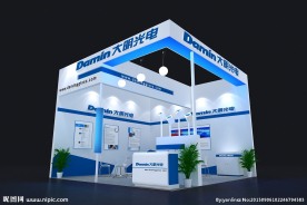 36平米展台模型