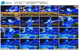 天空飞马唯美仙境LED舞台背景