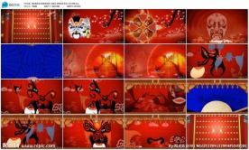 京剧脸谱戏剧人物素材说唱脸谱