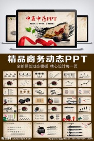 中医中药唯美PPT模板