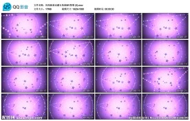 动感闪光五角星MV歌舞演出背景