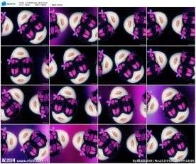 万圣节女脸酒吧夜店舞蹈背景