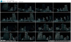 万圣节坟墓石碑恐怖酒吧夜店背景