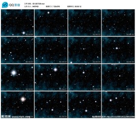 星光星空歌舞演出LED背景视频